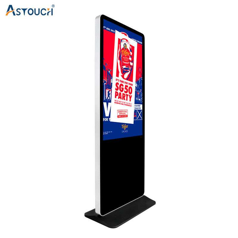 Sturdy 43 Inch Floor Standing Digital Signage Display Advertising BIS