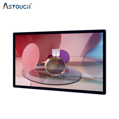 Remote Controlled Indoor Advertising Display 65 Inch Signage With Safety Lock 300cd / M²