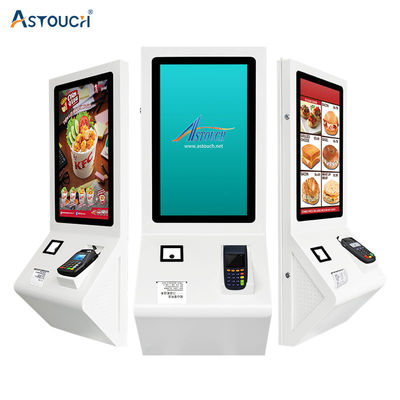 Reliable Self Ordering Kiosk Touchscreen 21.5 Inch Restaurant Self Service Kiosk